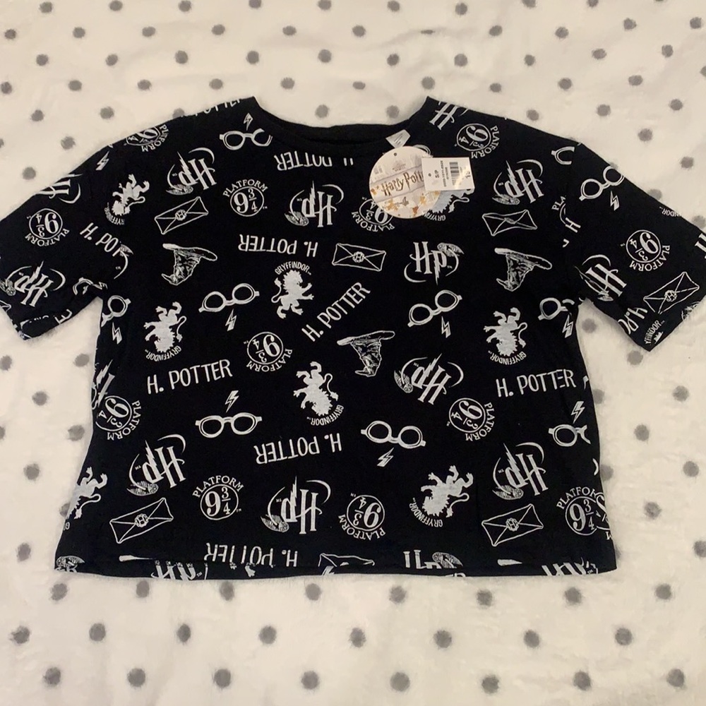 Harry Potter crop T shirt Size Small